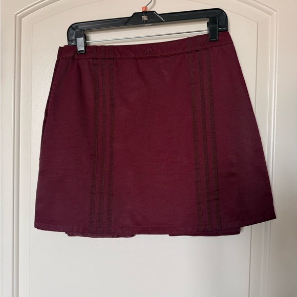 IVY PARK adidas Maroon cargo mini Skirt w/snap Button down closure street wear - Picture 3 of 16